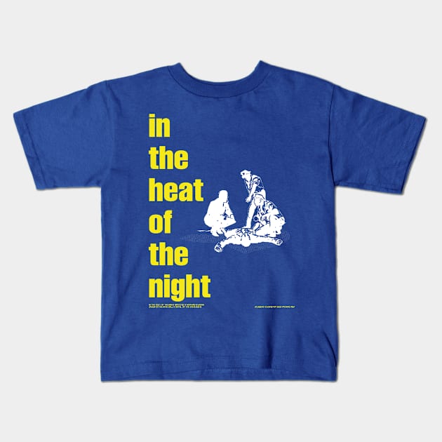 In the heat of the night Kids T-Shirt by gimbri